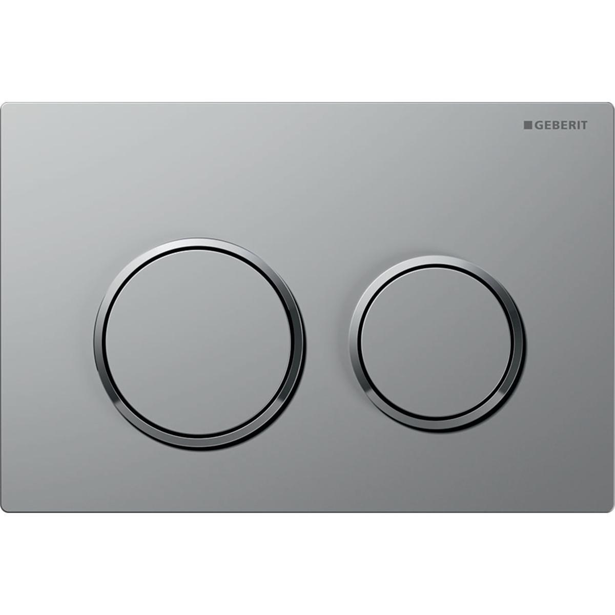 Flush plate Omega 20, Geberit - GEBERIT PUSHPLATE OMEGA20 MAT CHROME