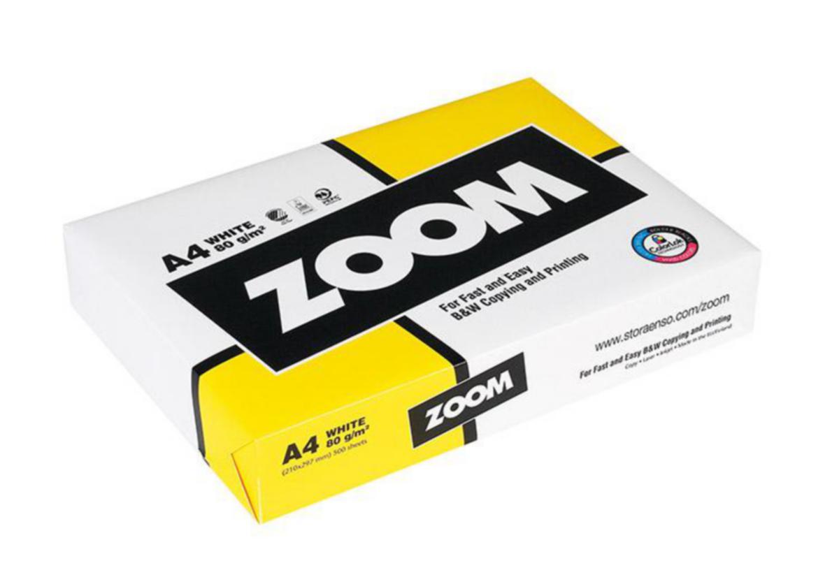Kopieringspapper Zoom A4 - KOPIERINGSPAPPER 172101 ZOOM A4 80G OH 500/FP