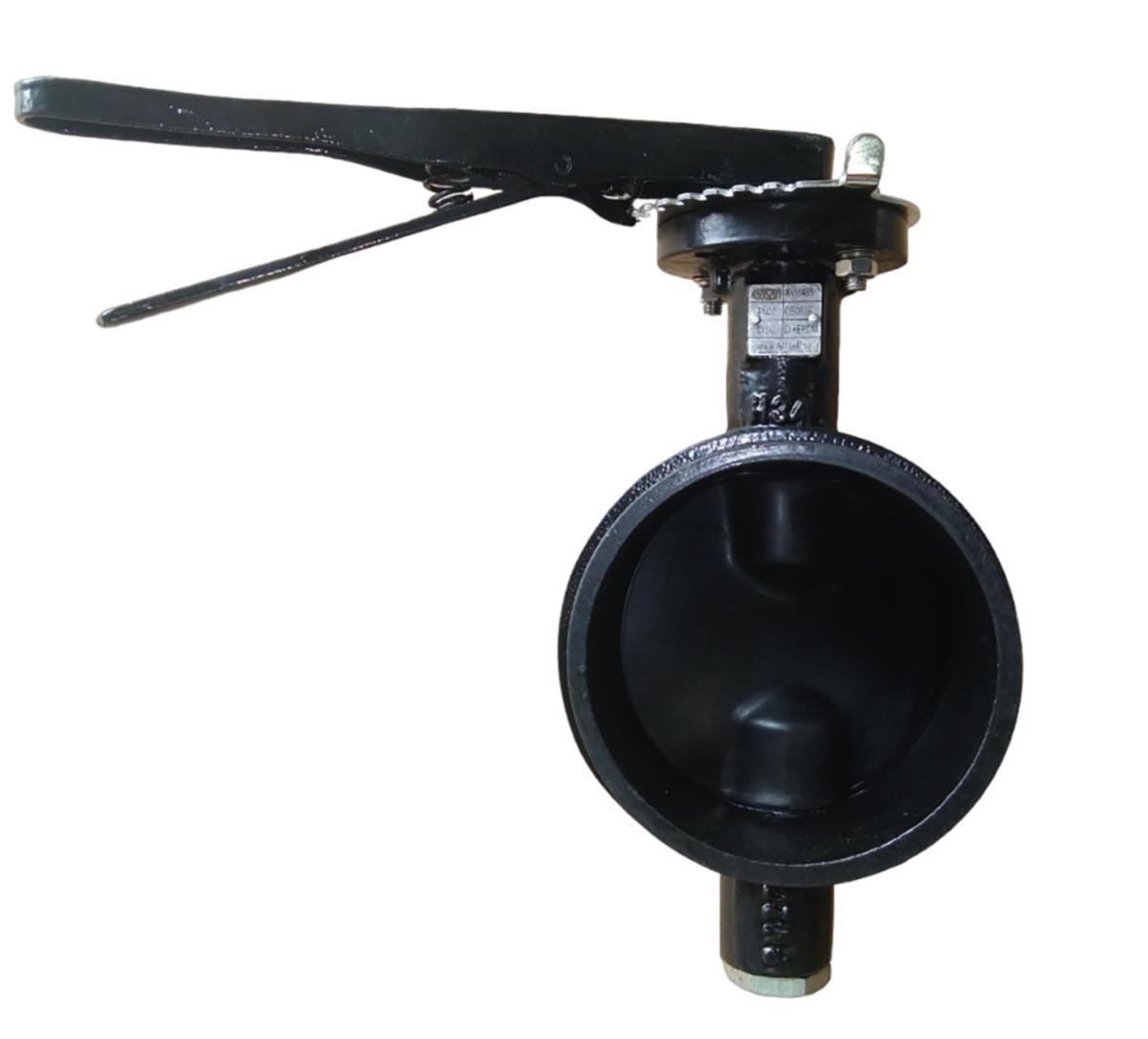 Grooved butterfly valve, a-collection - Grooved Butterfly Valve AVI1485-LEVER HANDLE-DN50