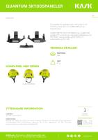 Skyddspanel Kask Quantum