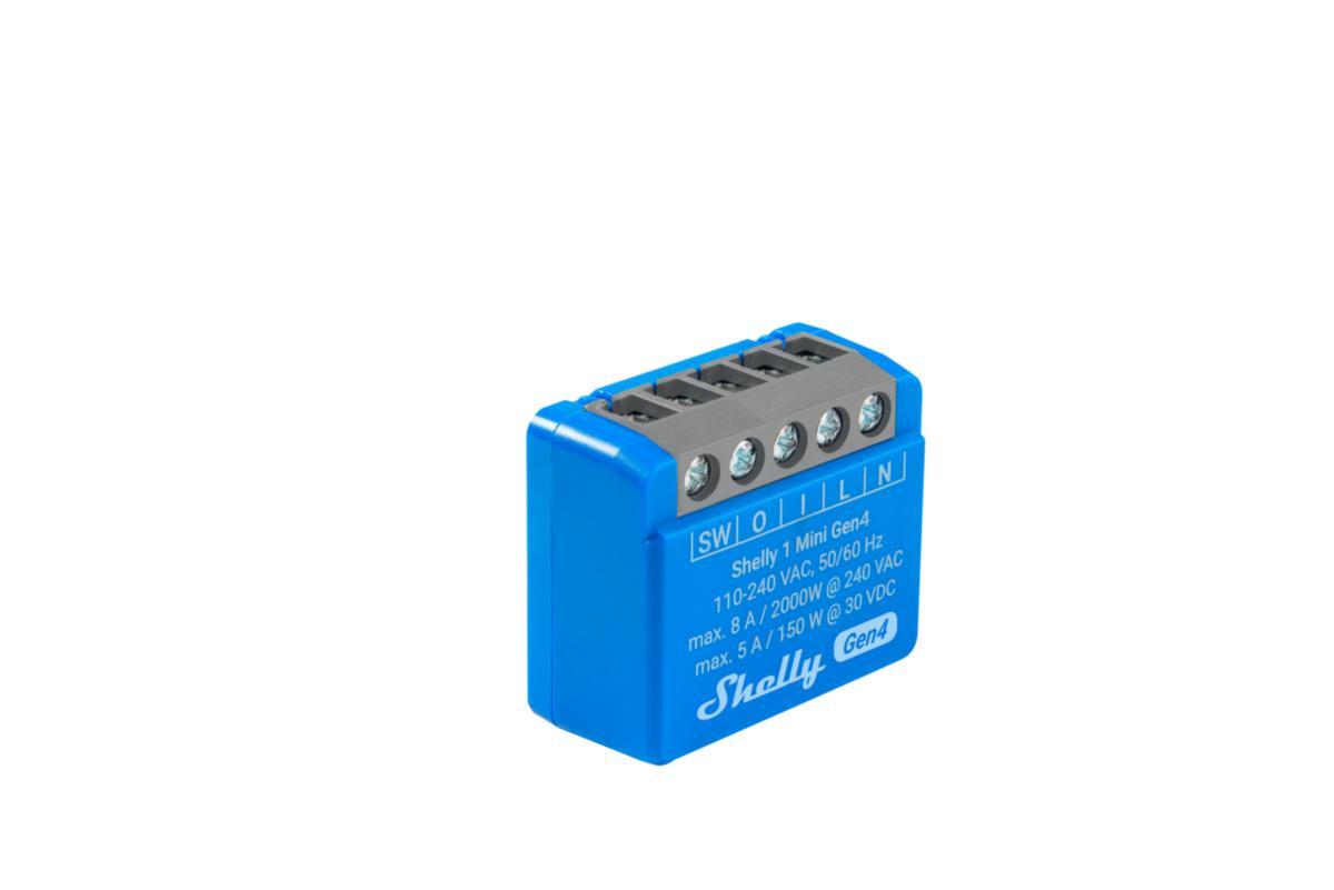 Relay 1 Mini Gen4 WiFi Zigbee - Shelly 1 Mini Gen4 