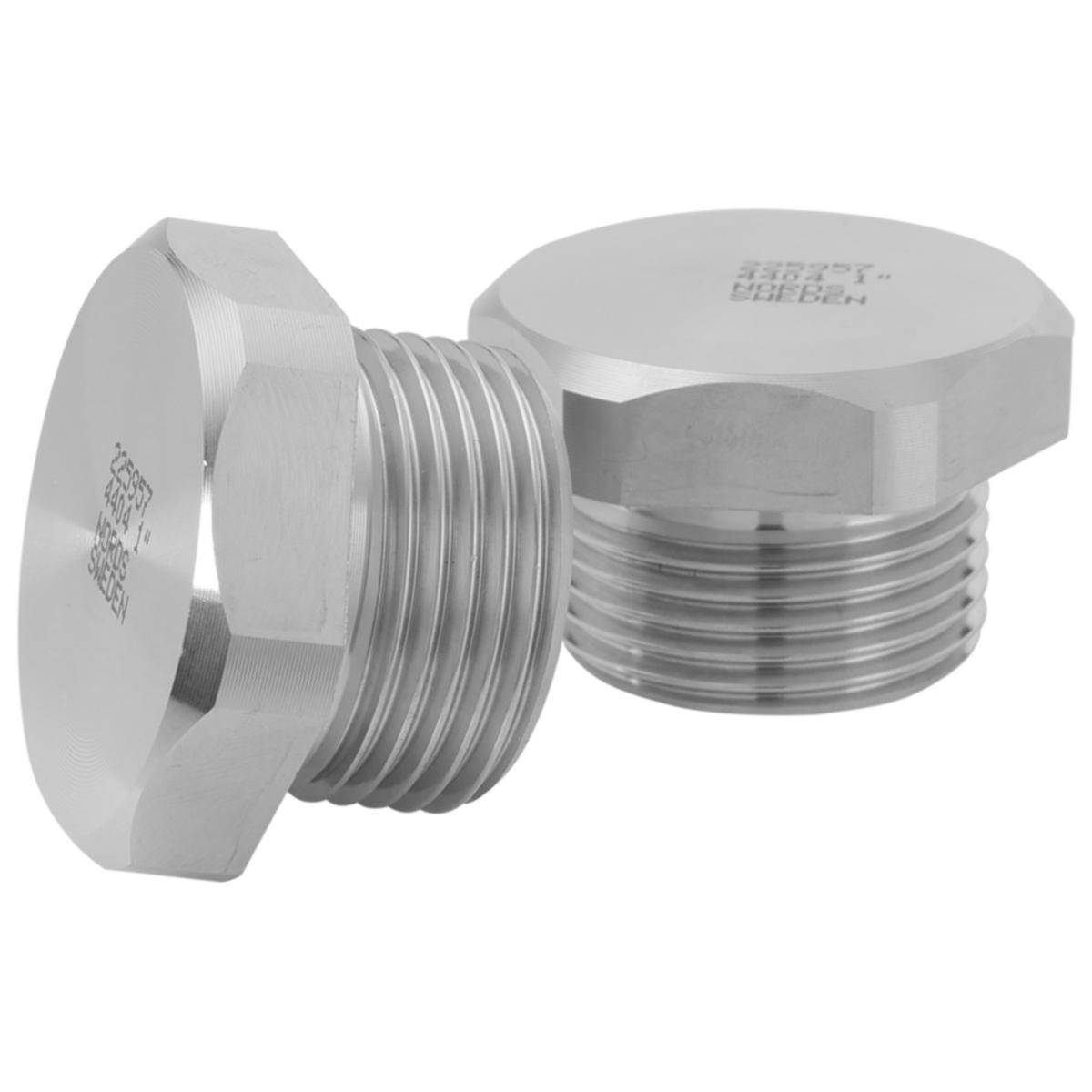 Hexagonal plug cyl. thread stainless steel, R-236, EN 1.4404 - 20 PLUG CY.THRE AVi 5236 HEXAGONAL SS 2343 AISI 316