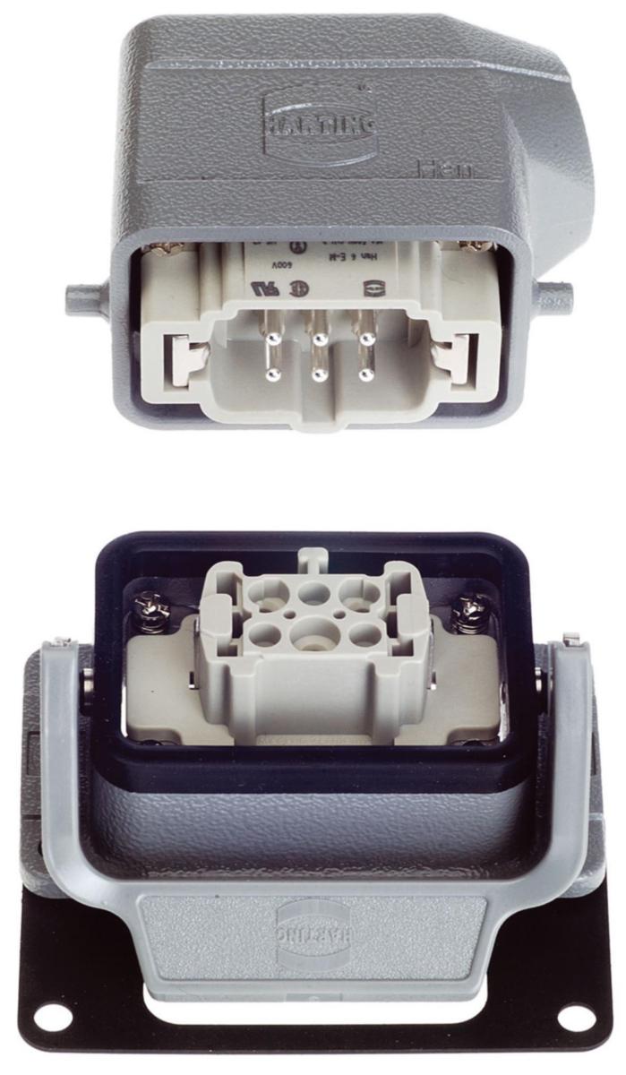 Mångpoliga kontaktdon Han kit - KONTAKTDON KIT 6-POL SID MET 10330060000