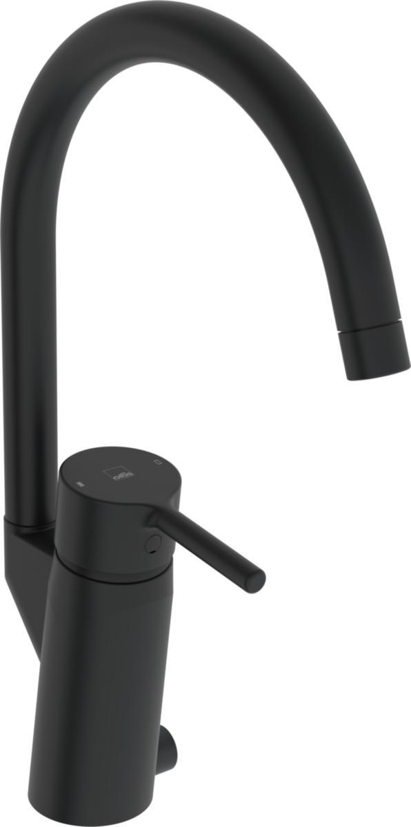 Köksblandare 2839FN-107-33 Oras Optima Eco - ORAS OPTIMA KÖKSBLANDARE ECO MED ELEKTR.AVST, MATTSVART