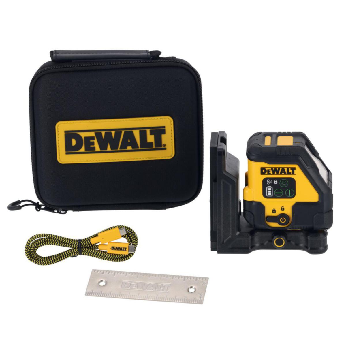 Krysslinjelaser DEWALT DCLE14201GB - KRYSSLINJELASER DEWALT DCLE14201GB-XJ GRÖN, USB