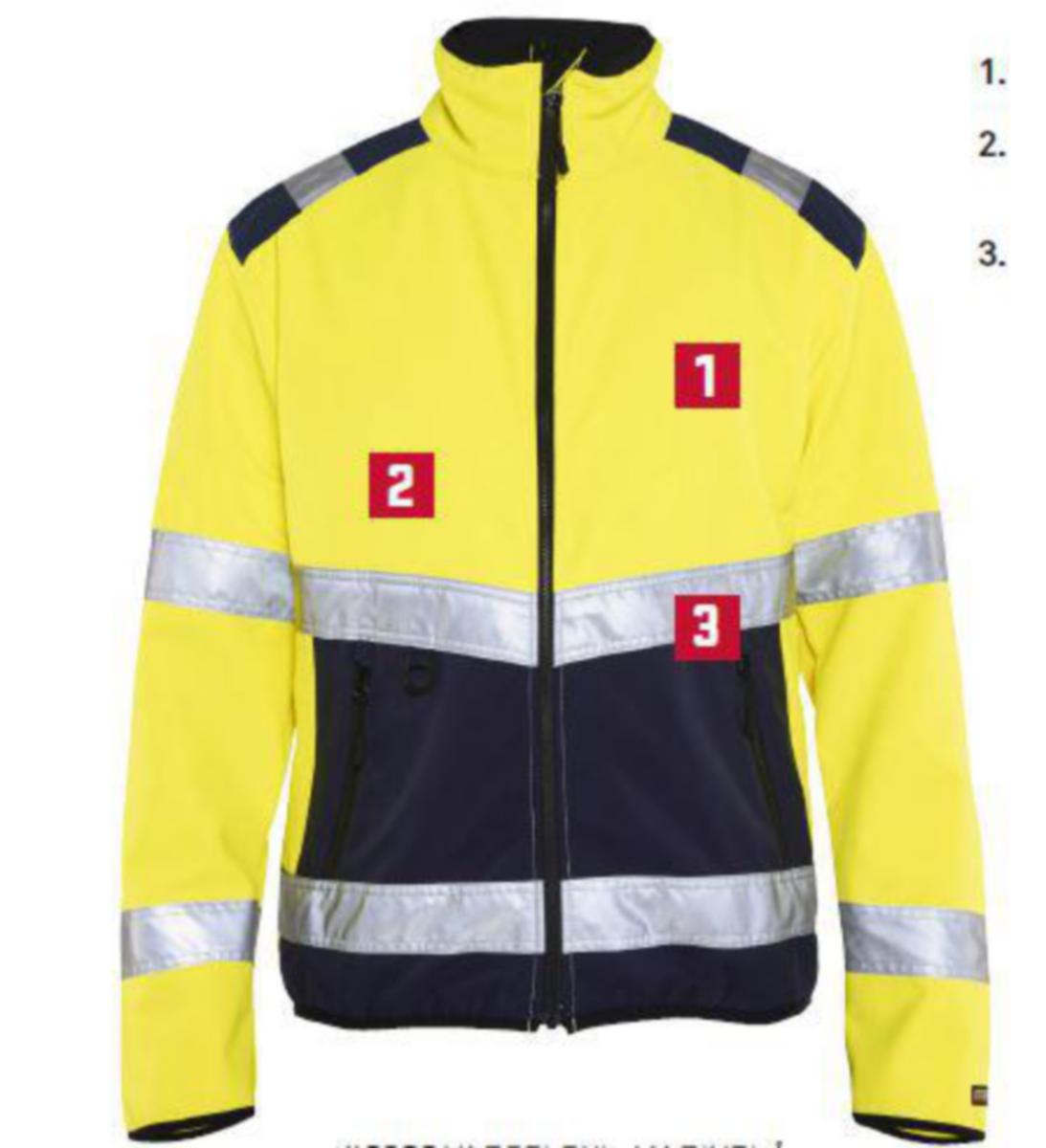Jacka Blåkläder 4877-2516 - JACKA BLK 4877-2516 VARSEL VARSELGUL/MARINBLÅ XS