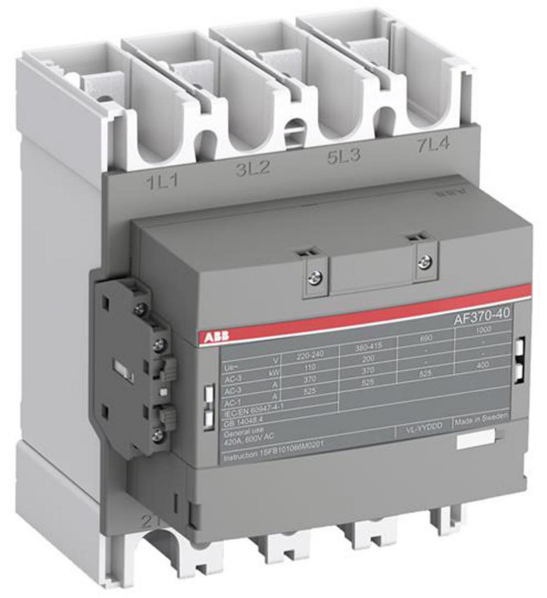 Kontaktor 4-polig typ AF 116B-AF 370B - KONTAKTOR AF370B-40-22-13 AF370B-40-22-13