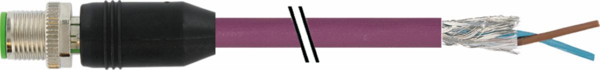 Kablage M12 - KABL M12 HAN / ÖPPEN ÄNDE 3M 7000-14051-8400300