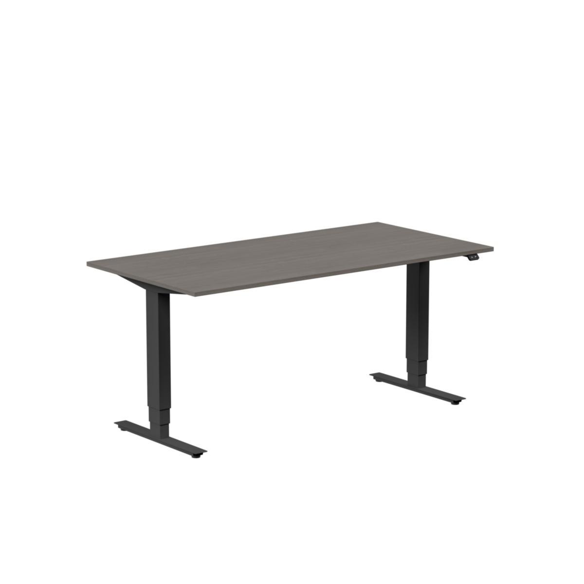 Skrivbord Ergofunk Max, höj- och sänkbart - SKRIVBORD EF MAX 1600X800 MÖRK ASK/SVART