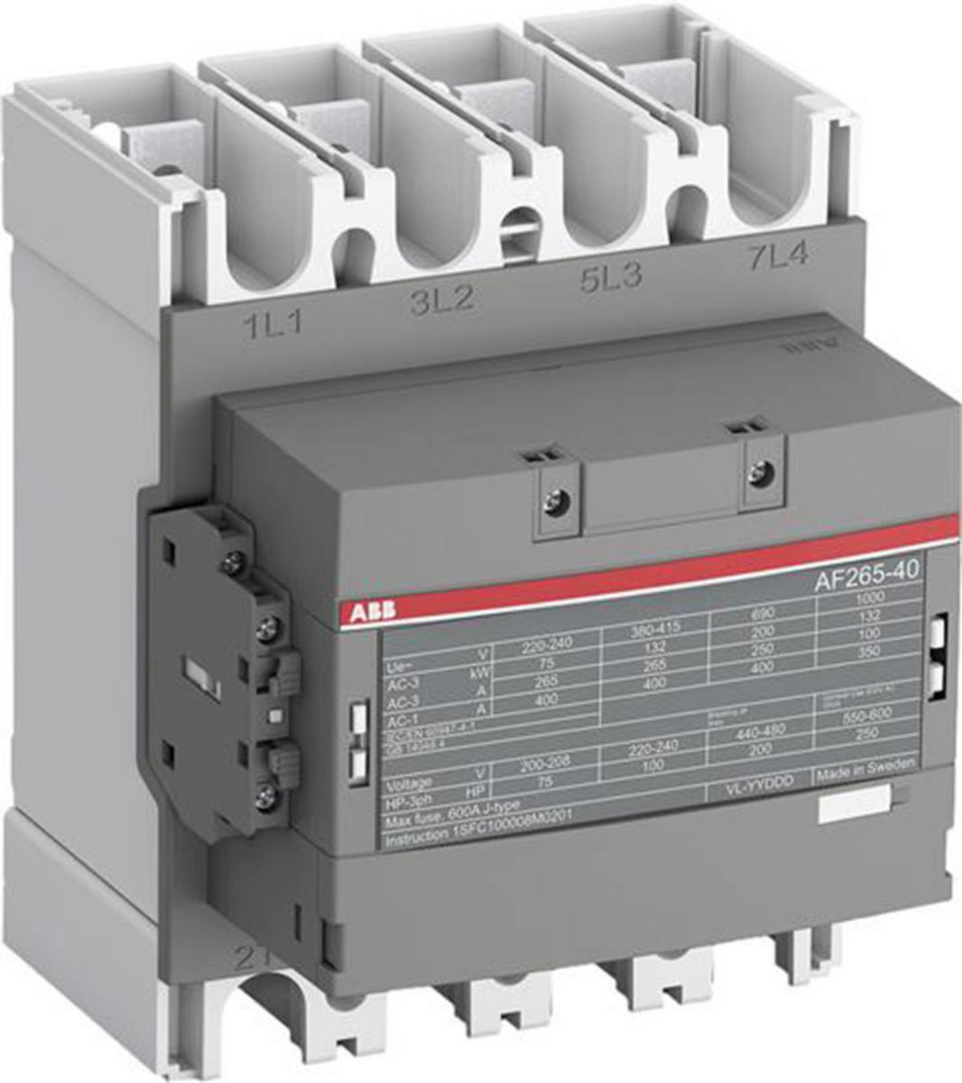 Kontaktor 4-polig typ AF 116B-AF 370B - KONTAKTOR AF265B-40-22-12 AF265B-40-22-12