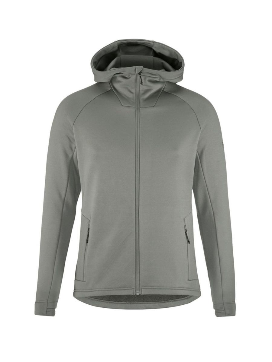 Huvtröja Craft 1915240 - HUVTRÖJA CRAFT 1915240 HEL-ZIP GRÖN STL M