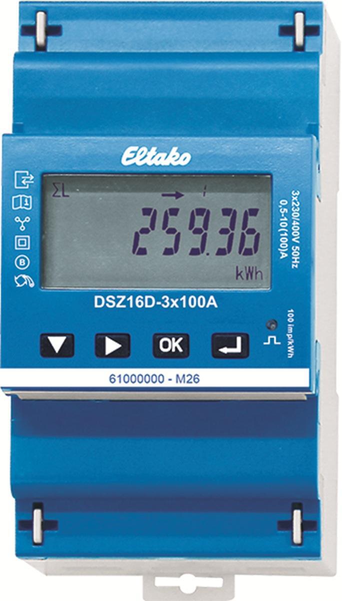 Energimätare DSZ, 3-fas - ENERGIMÄTARE 3X100A DSZ16D-3X100A