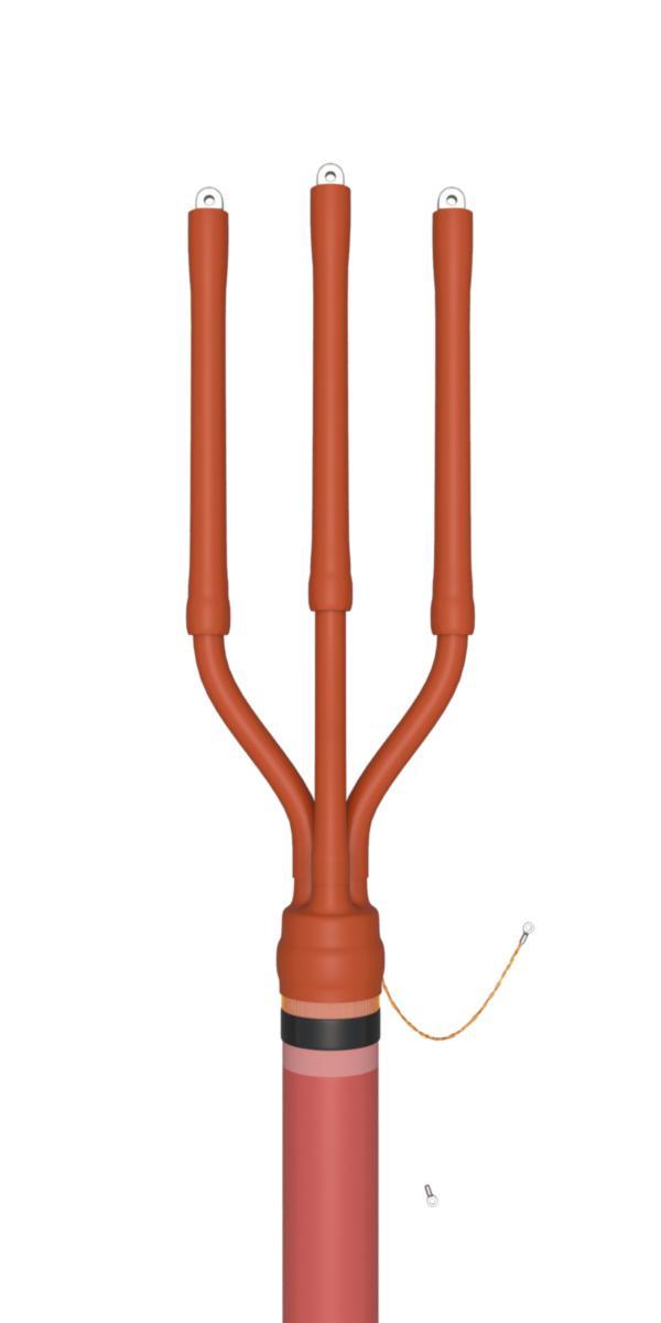 Kabelavslut 3-ledare, 3-LI, 24kV - AVSLUT 24KV 3-L I 25-95X12X1 24MONOI3.95SWX12X1