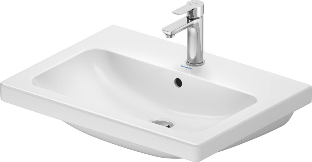 Tvättställ D-Code, Duravit - DURAVIT TVÄTTSTÄLL D-CODE 650x480, BULT CC 280MM