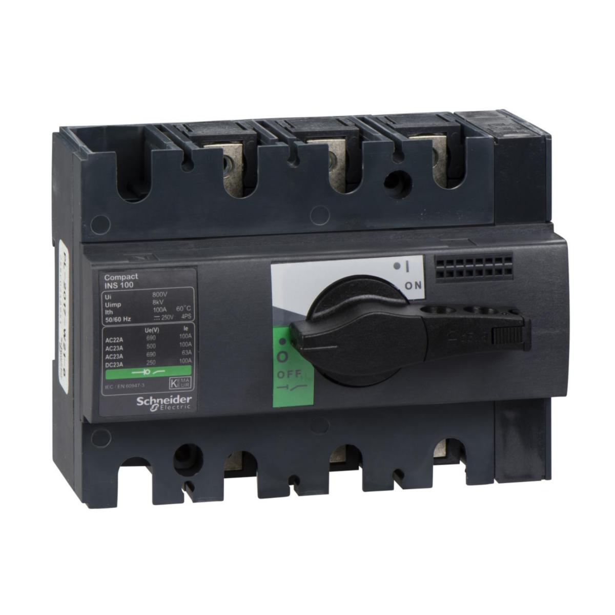 Load-break switch INS 40-160 - SWITCH DISCONNECTOR INS100 3P 28908