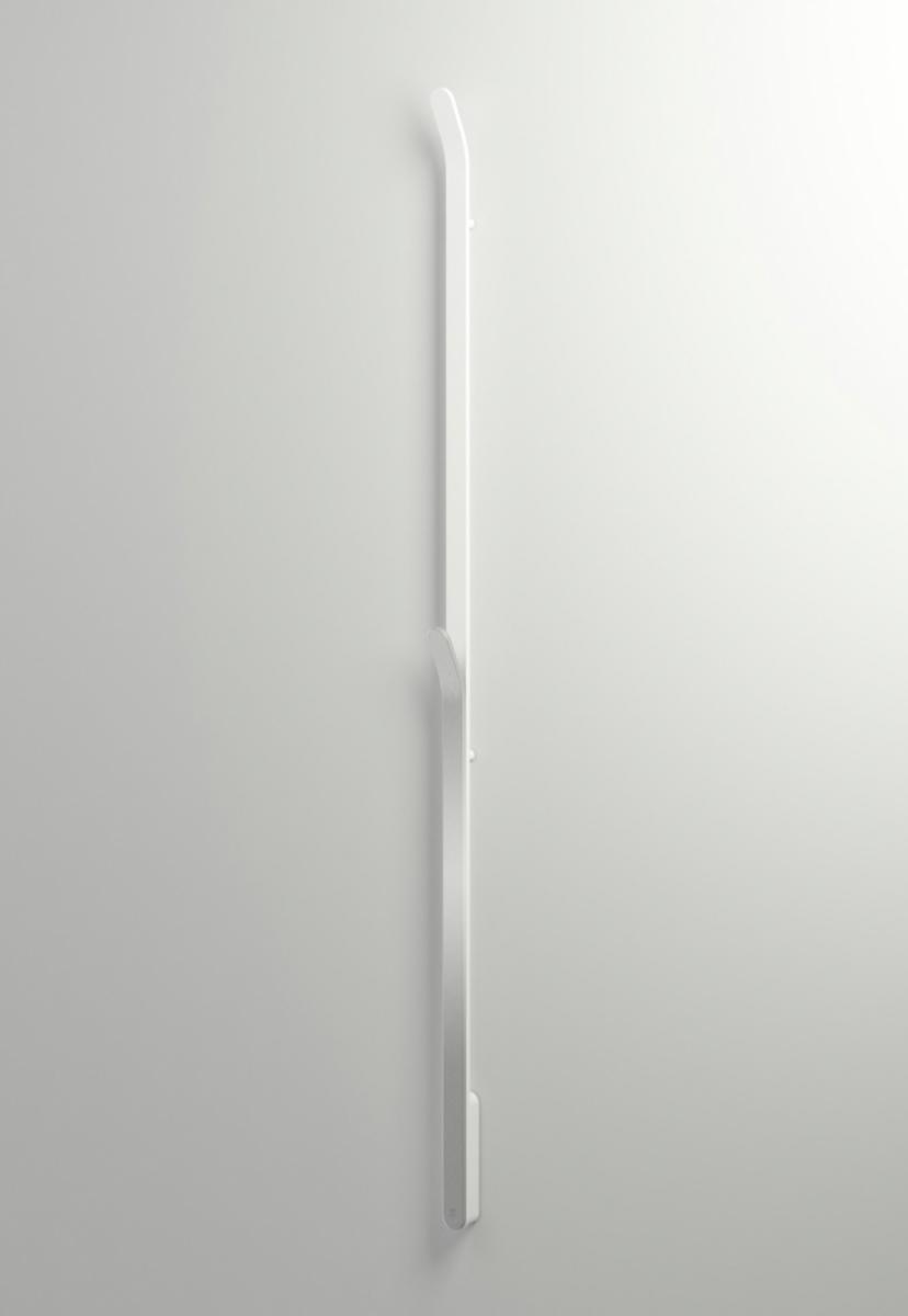 Handdukstork BOW, INR - INR HANDDUKSTORK BOW 40X1700X84MM, WHITE/BRUSHED