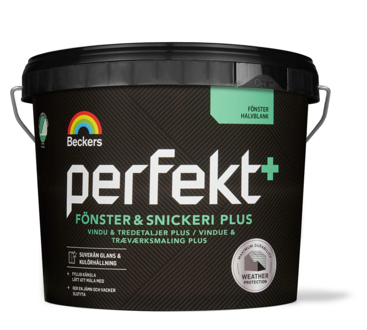 Perfekt Fönster och Snickeri Halvblank - FÖNSTERFÄRG PERFEKT PLUS 2 FÖNSTER&SNICKERI UTEVIT 3L