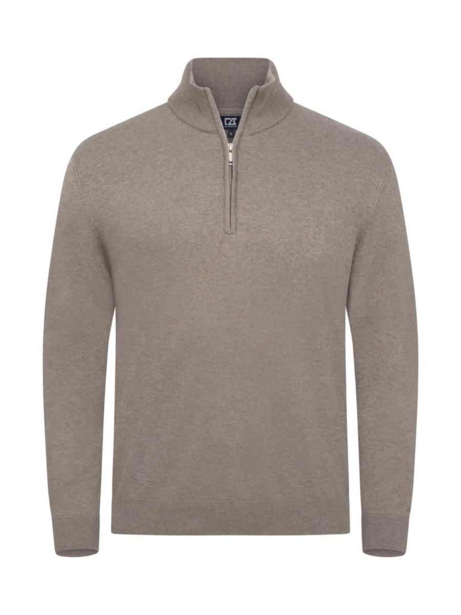 Tröja Cutter & Buck Oakville - TRÖJA C&B OAKVILLE 355428 HALVZIP NOUGAT STL M