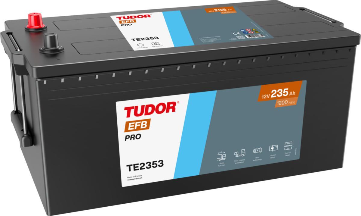 Startbatteri EFB 12V 235AH - STARTBATTERI EFB 12V 235AH TUDOR PRO EFB TE2353