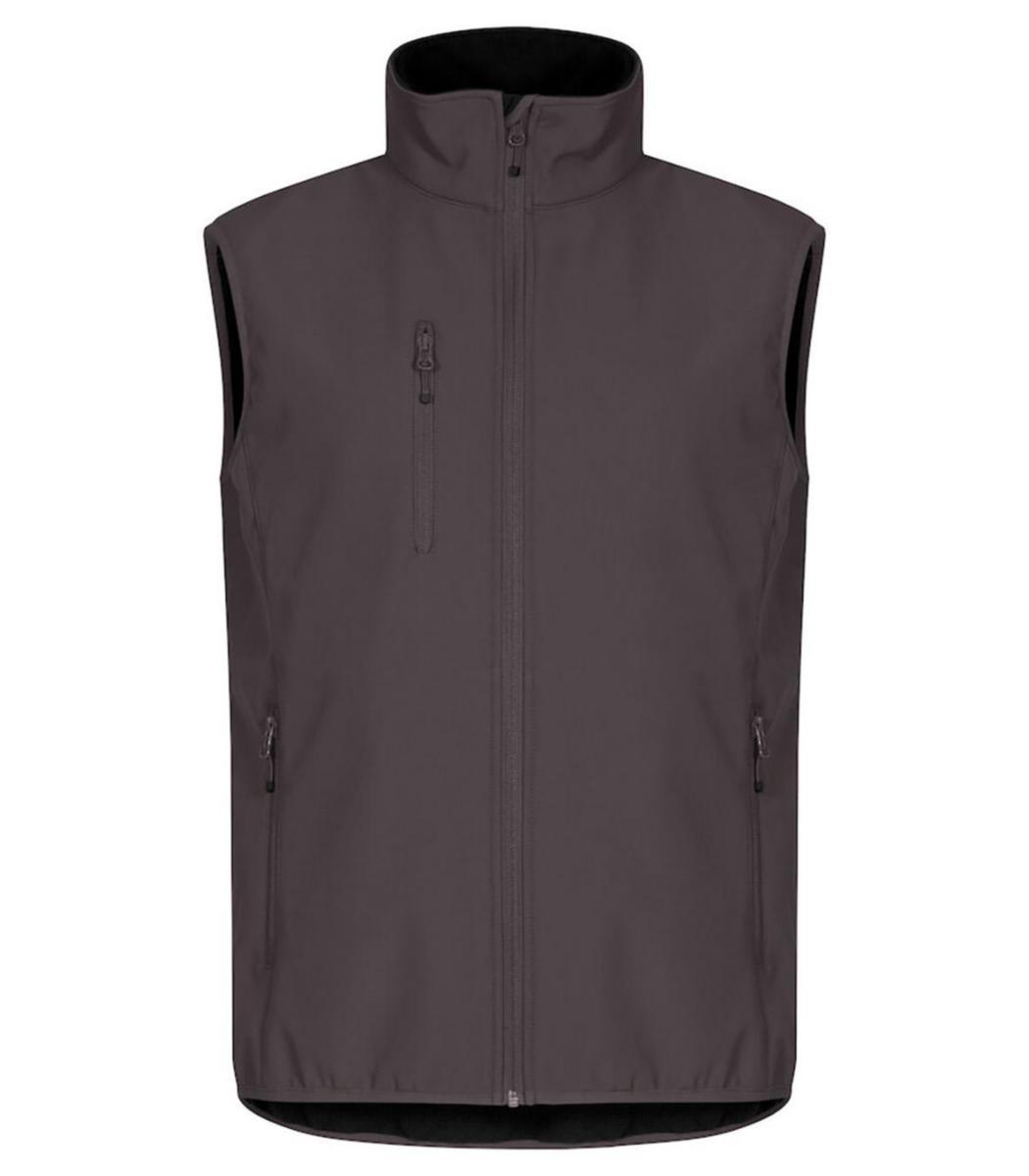 Väst Clique 0200911 Classic Softshell - VÄST CLIQUE 0200911 CLASSIC SOFTSHELL MÖRKGRÅ STL S
