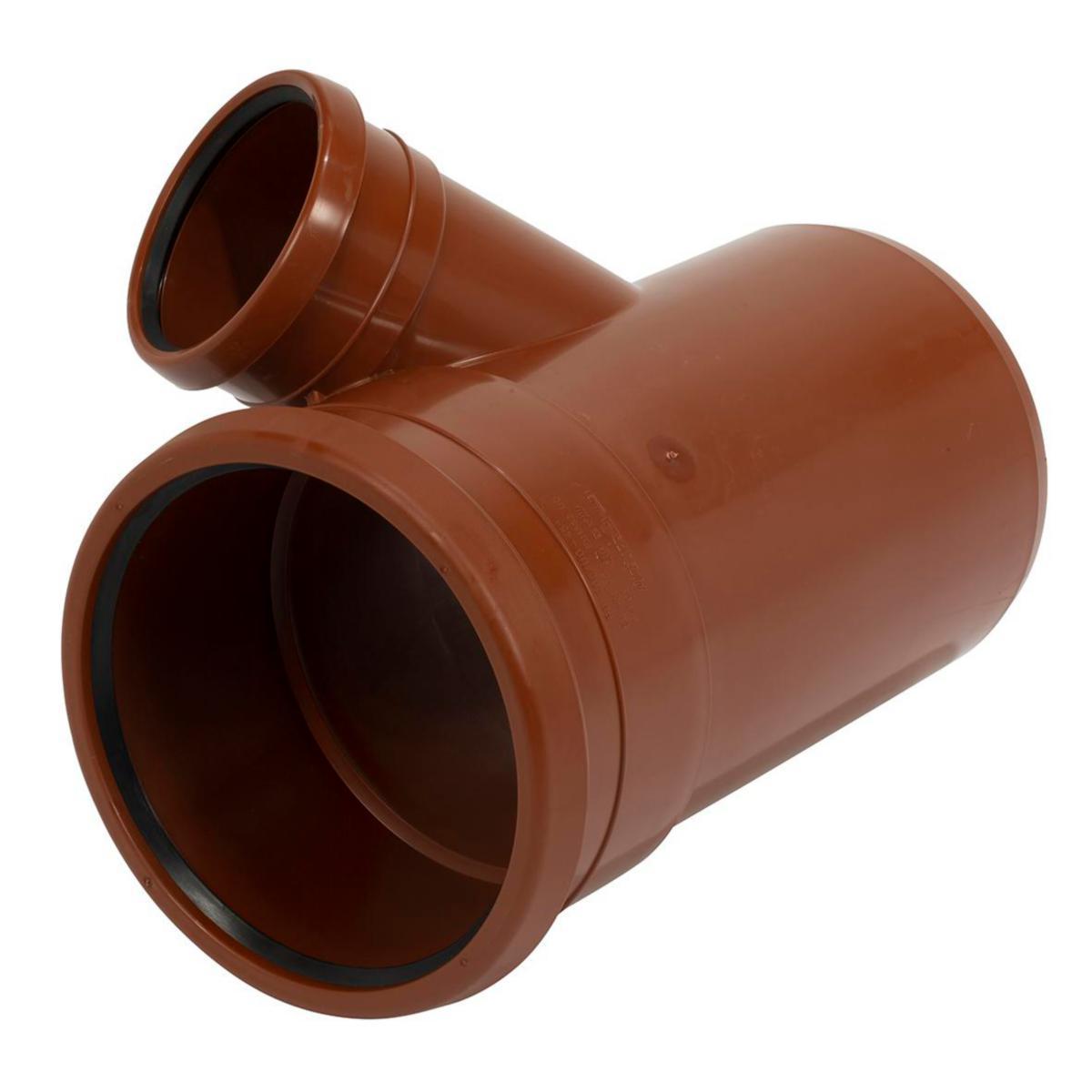 Sewer branch PP 45° with 2 sockets Pipelife - 200x110x45° PP SEWER BRANCH EN1852 PBB.5215