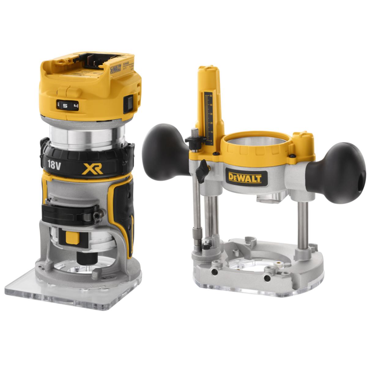 Router Dewalt DCW604N SOLO - ROUTER DEWALT DCW604N 18V. 8MM. SOLO. CARTON