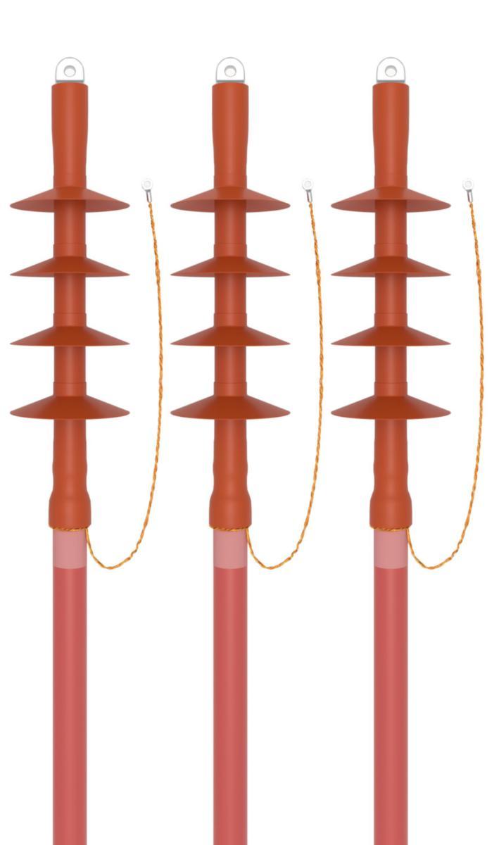 Kabelavslut 1-ledare, 1-LU, 36kV - AVSLUT 36KV 1-L U 400-630X12X1 3X36MONOE1.630SWX12X1