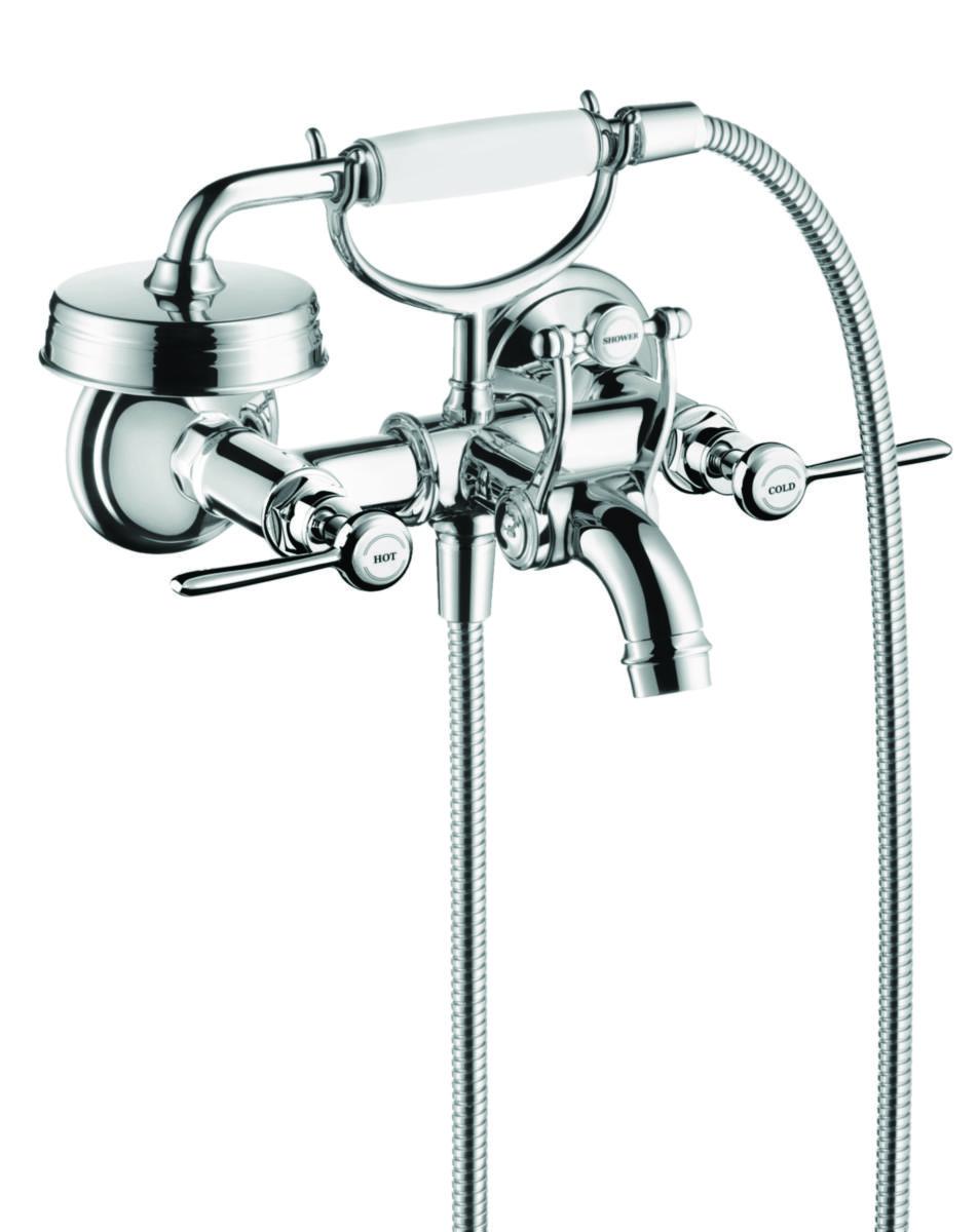 Kar-/duschblandare AX Montreux karblandare med dusch, Hansgrohe - HANSGROHE KAR-/DUSCHBLANDARE AX MONTREUX 2-GR. MED DUSCH KR