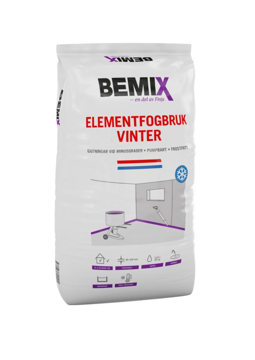 Elementfogbruk Vinter BEMIX - Mortar Winter BEMIX 25 KG