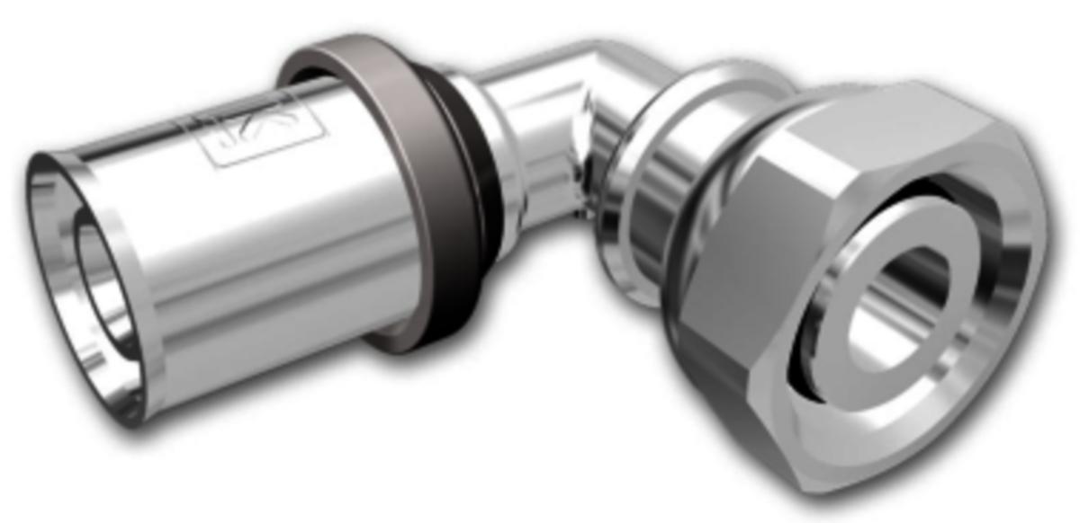 Angle press connection coupling PressPex, LK - PRESS CONNECTION ELBOW AX16X½" LK SYSTEMS