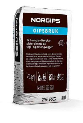 GIPSBRUK NORGIPS 25 KG 