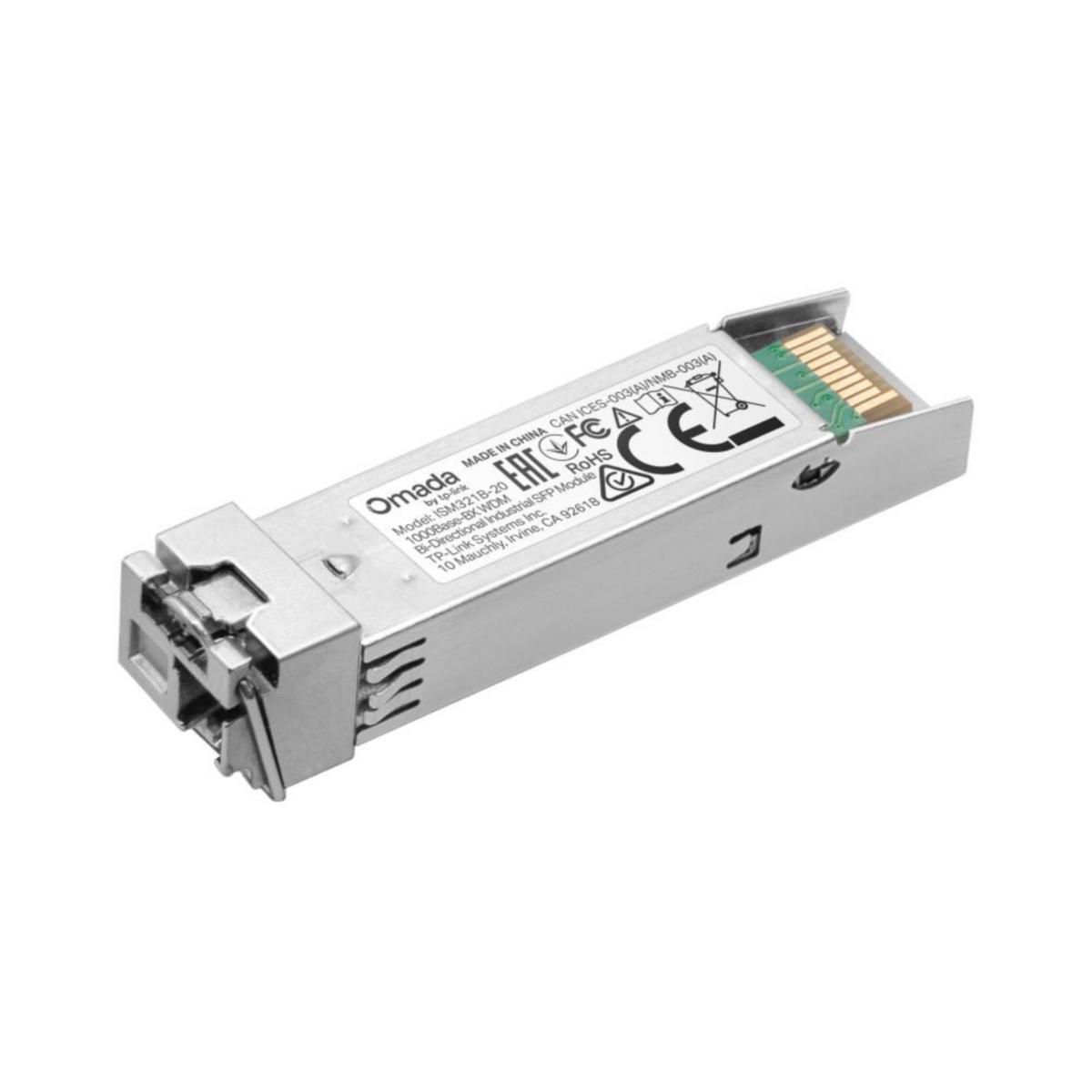 Omada 1000Base-BX WDM Bi-Dir SFP LC, ISM321B-20 - SFP 1550/1310 20KM LC ISM321B-20
