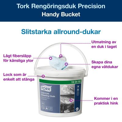 RENGÖRINGSDUK TORK PRECISION HANDY BUCKET INKL RULLE 200ARK