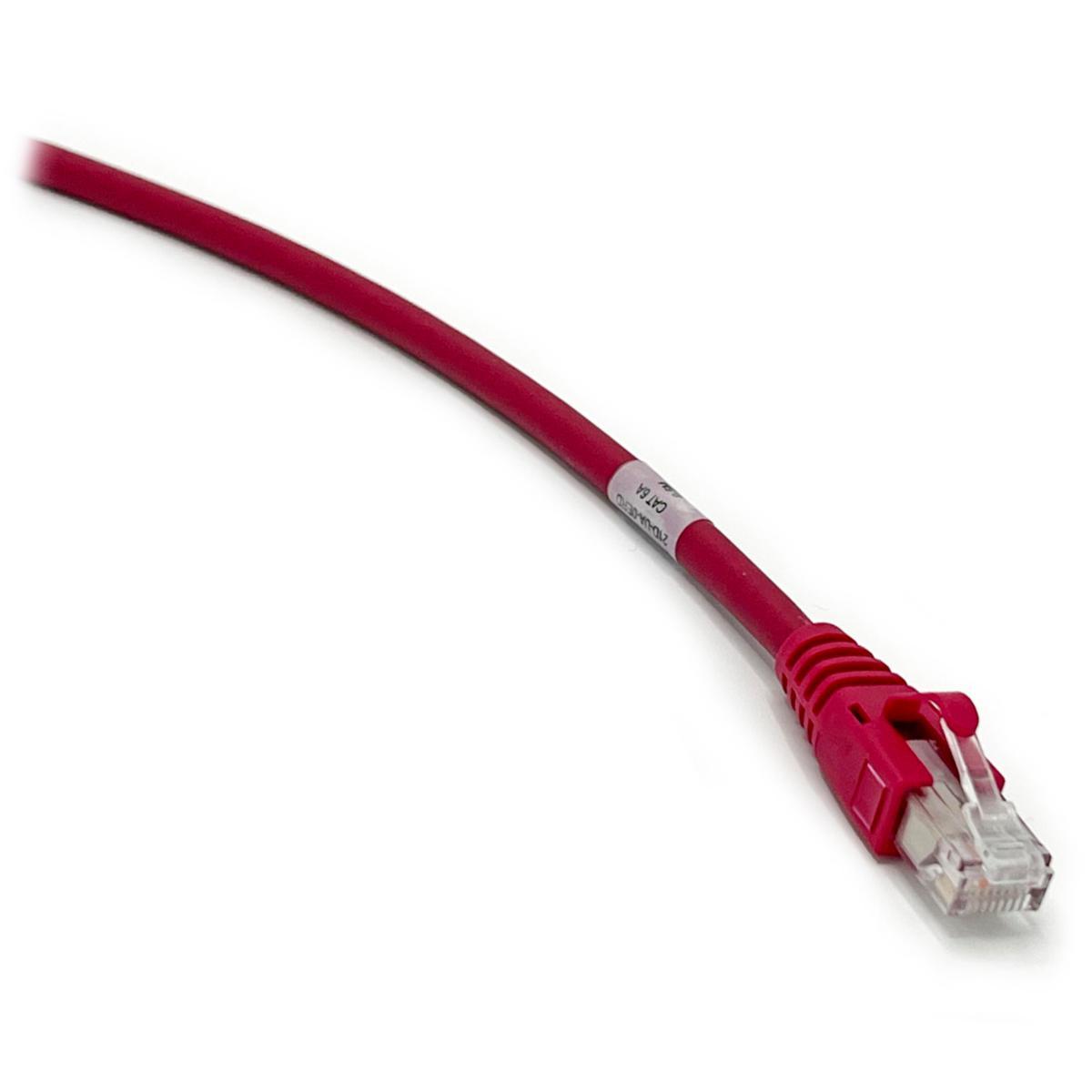Patchkablage oskärmat Cat6A UTP Röd - PATCH RJ45-RJ45 C6A UTP 2M RD 21D-UA-02RD