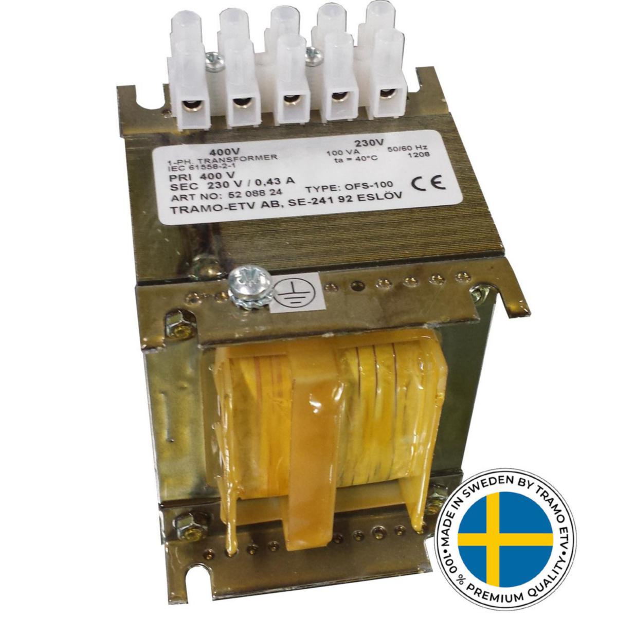 Isolertransformator OFS - TRANSFORMATOR OFS-100 230/115