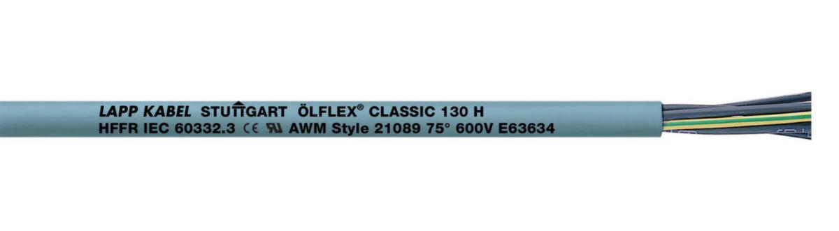 Styr- och maskinkabel halogenfri ÖLFLEX Classic 130 H, Lapp - ÖLFLEX 130 H 4X0,5 T500 1123004 T500