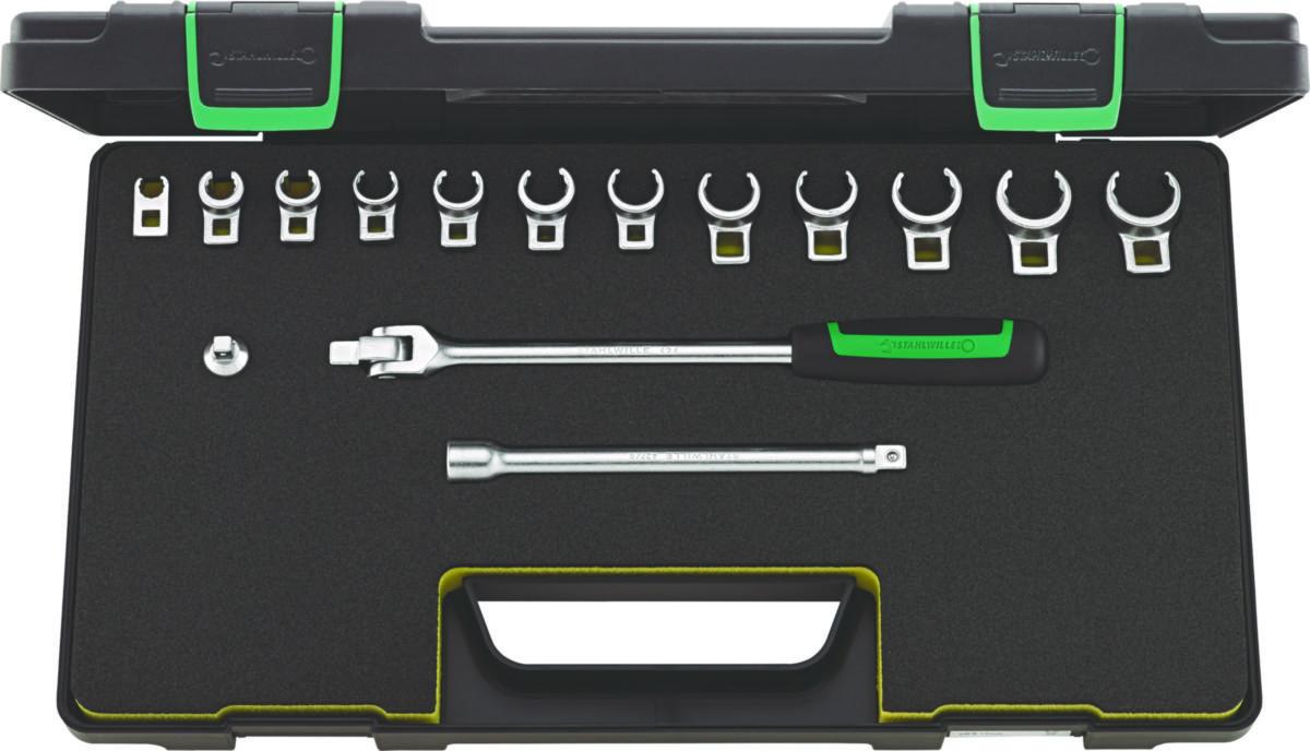 Kråkfotssats Stahlwille TCS 440/12/3 KN 15 delar - KRÅKFOTSSATS STAHLWILLE TCS 440/12/3 KN 15 DELAR