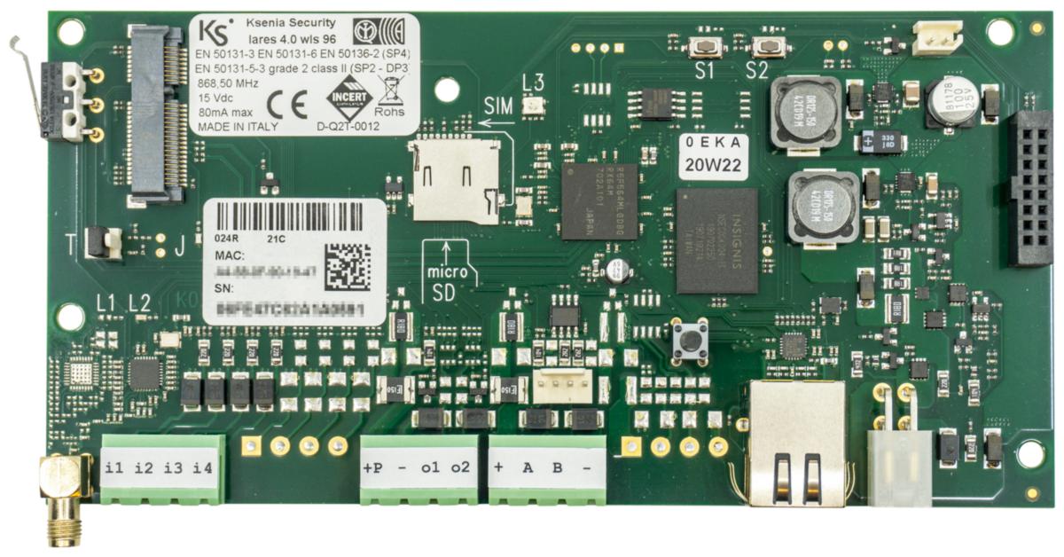 Moderkort lares 4.0 wls 96 - MODERKORT LARES 4.0 WLS 96