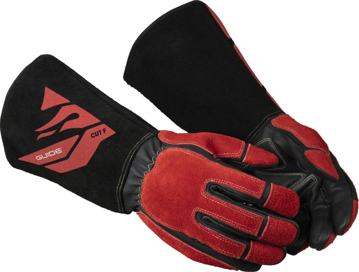 Svetshandske Guide 3572 - HANDSKE GUIDE 3572 LÄDER SKÄRSKYDD F KEVLAR STL 9