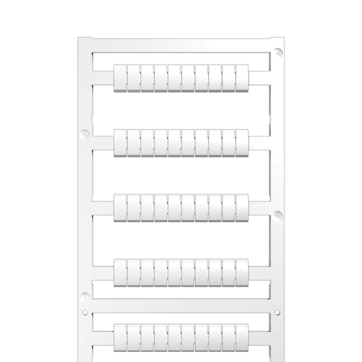Plintmärkning Multicard DEK, WS, MF - MÄRKKARTA MF 9/5F VIT 100TKN ARK = 100ST