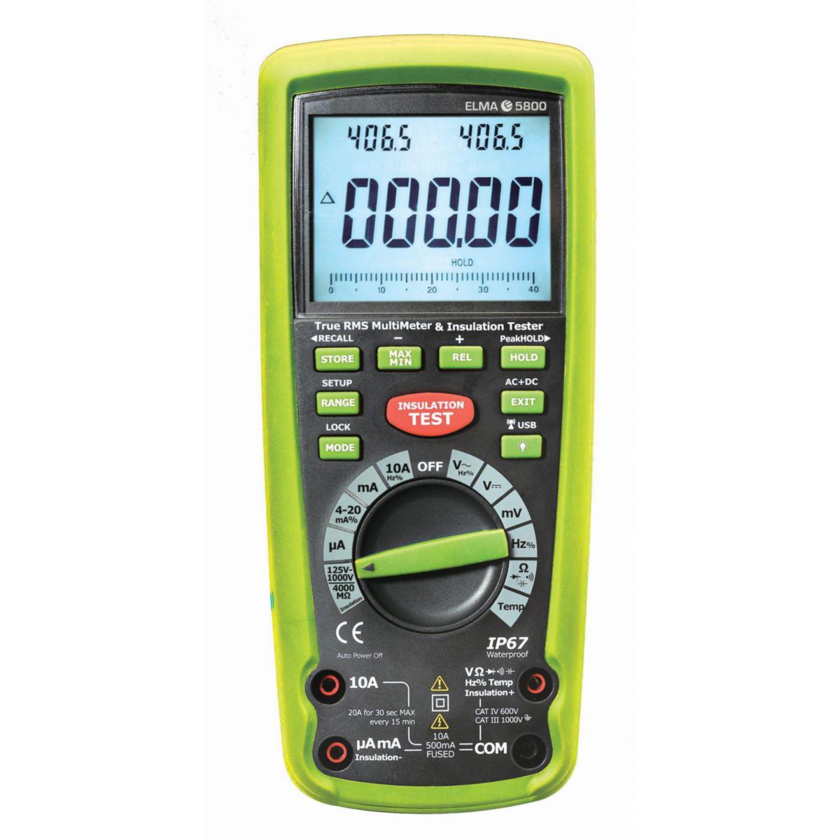 Insulation tester - INSULATION TESTER ELMA 5800