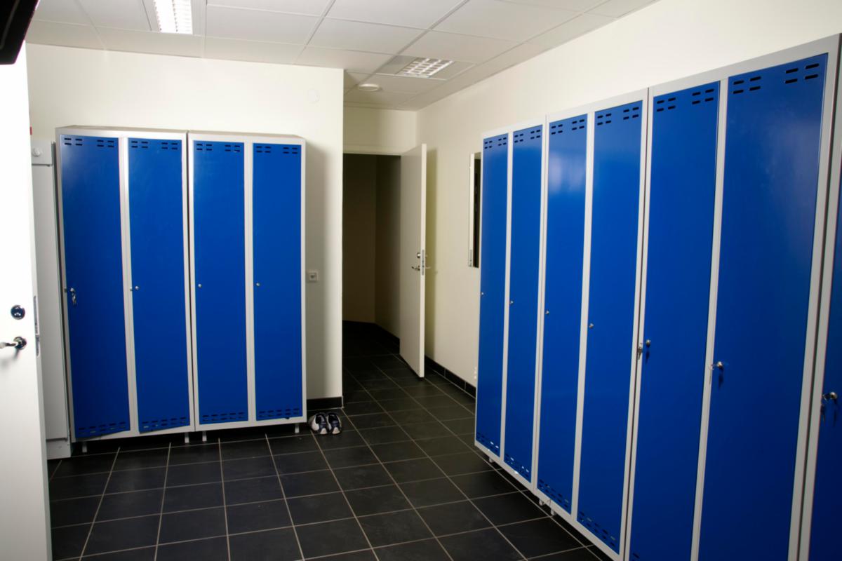 Klädskåp SWED - KLÄDSKÅP SWED 2 BLÅTT/ GRÅTT 2 DÖRRAR