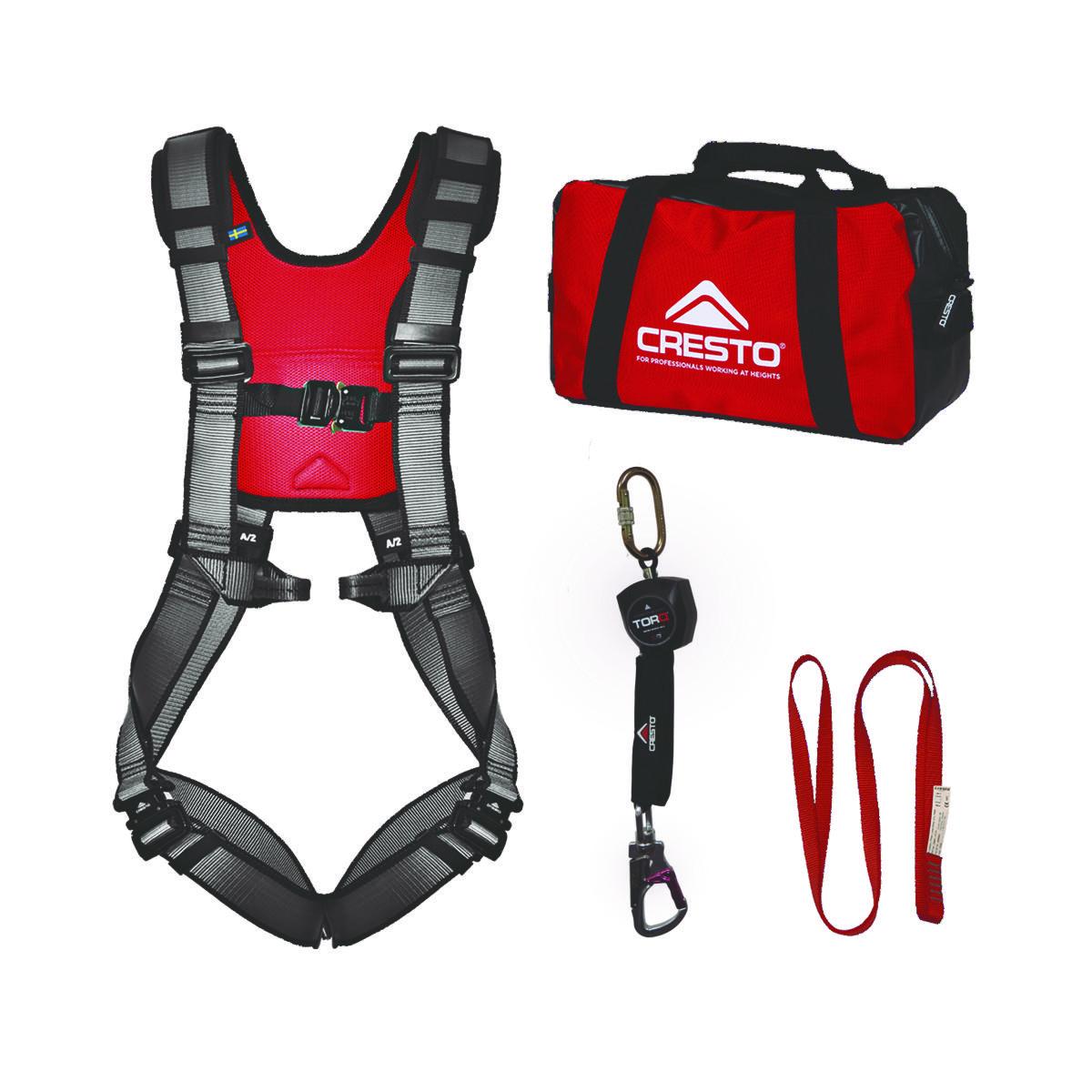 Fallskyddskit Cresto Block industrial - FALLSKYDDSKIT CRESTO BLOCK WORKER INDUSTRIAL PRO 2M