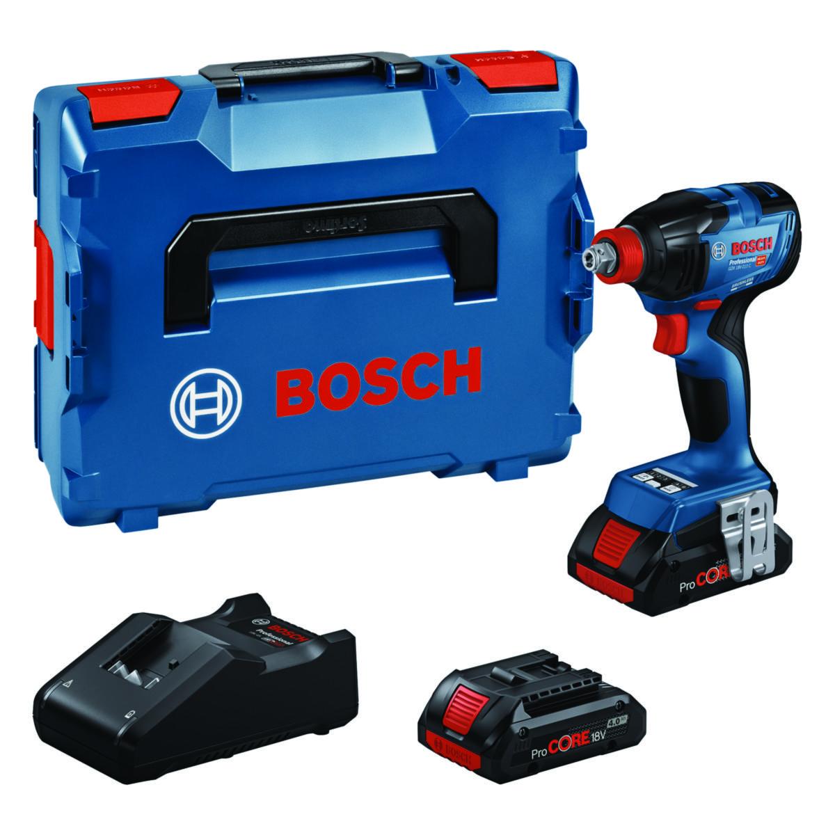 Combi Driver Bosch GDX 18V-210 2x4.0 Ah - IMPACT DRIVER/WRENCH BOSCH GDX 0,7 kg 3000 rpm 1/4 " Hex Uni