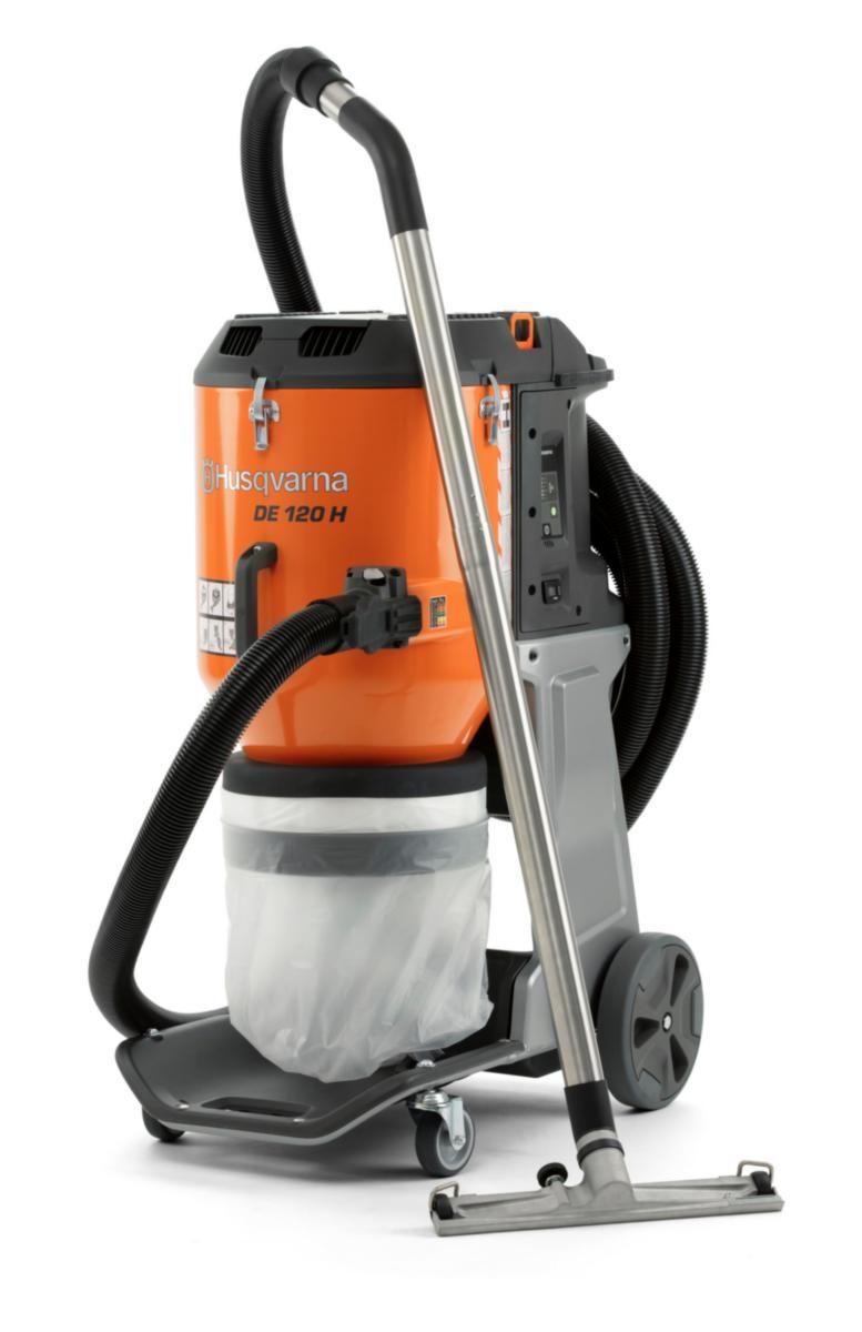 Stoftavskiljare Husqvarna DE 120 - STOFTAVSKILJARE HUSQVARNA DE120H 230V H-KLASS