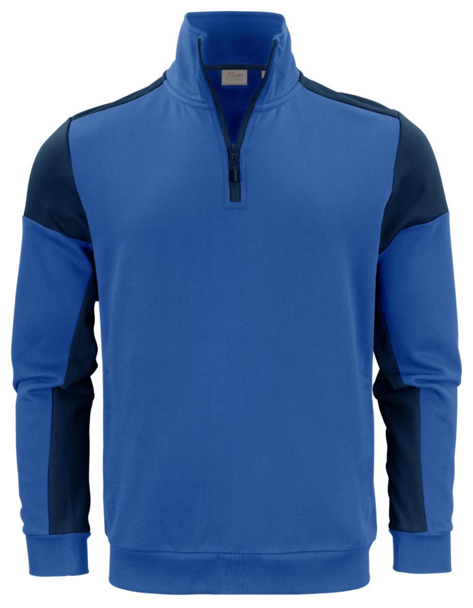 Collegetröja Printer 2262069 - COLLEGETRÖJA PRINTER PRIME HALFZIP KOBOLT/MARIN STL S