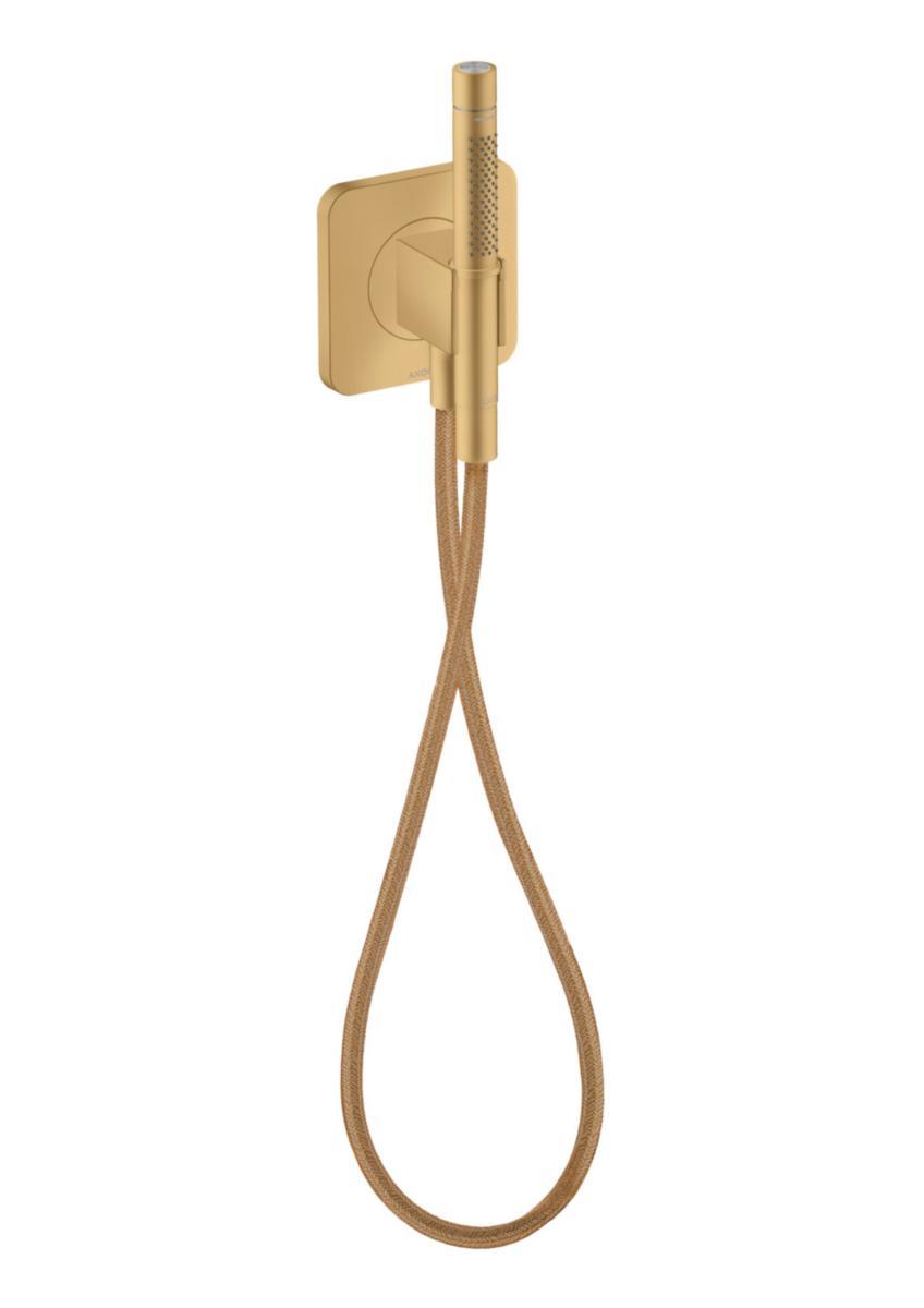 Handduschset AXOR Citterio C, Hansgrohe - HANSGROHE HANDDUSCHSET AXOR CITTERIO C BORSTAD GULD-OPTIK