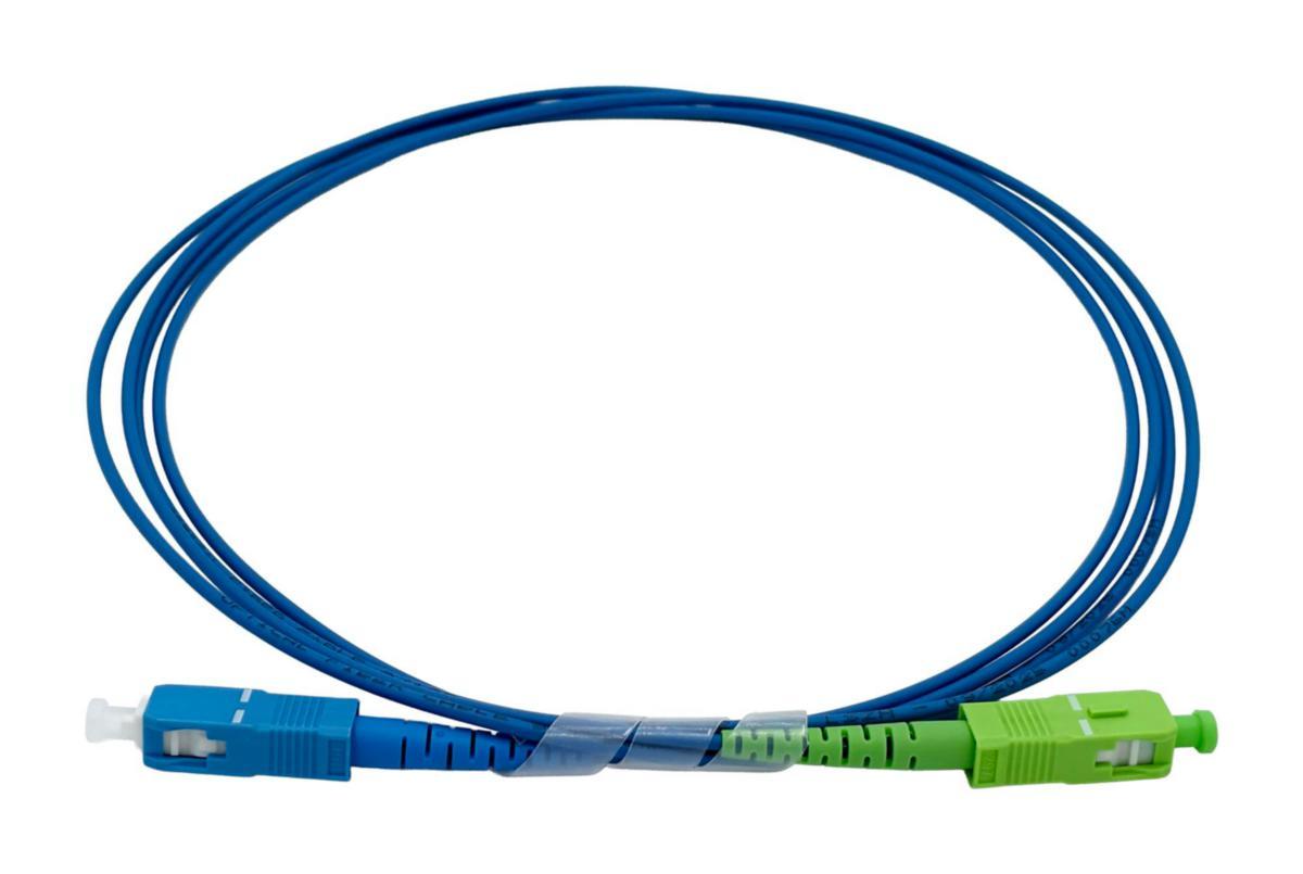 Fiberkablage FTTX SM Simplex SC/UPC-SC/APC - KABL1XSC/UPC-SC/APC SM 0,5MBLÅ 41E-S2-SC-SC-0EUA-BU