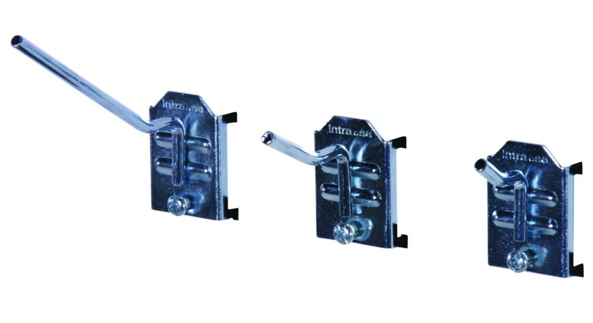 Single hook angled SWED - ANGLED SINGLE HOOK 50 MM. 3 HOOKS