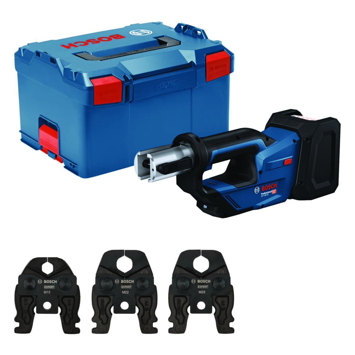 Pressverktyg Bosch GPT 18V-19 L-BOXX SOLO M15/22/28 - PRESSVERKTYG BOSCH GPT 18V-19 L-BOXX SOLO M15/22/28 19 KN